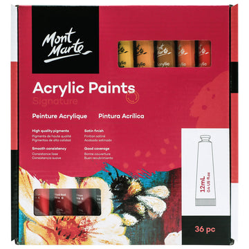 Mont marte Acrylic Paints Signature 24pc x 12ml