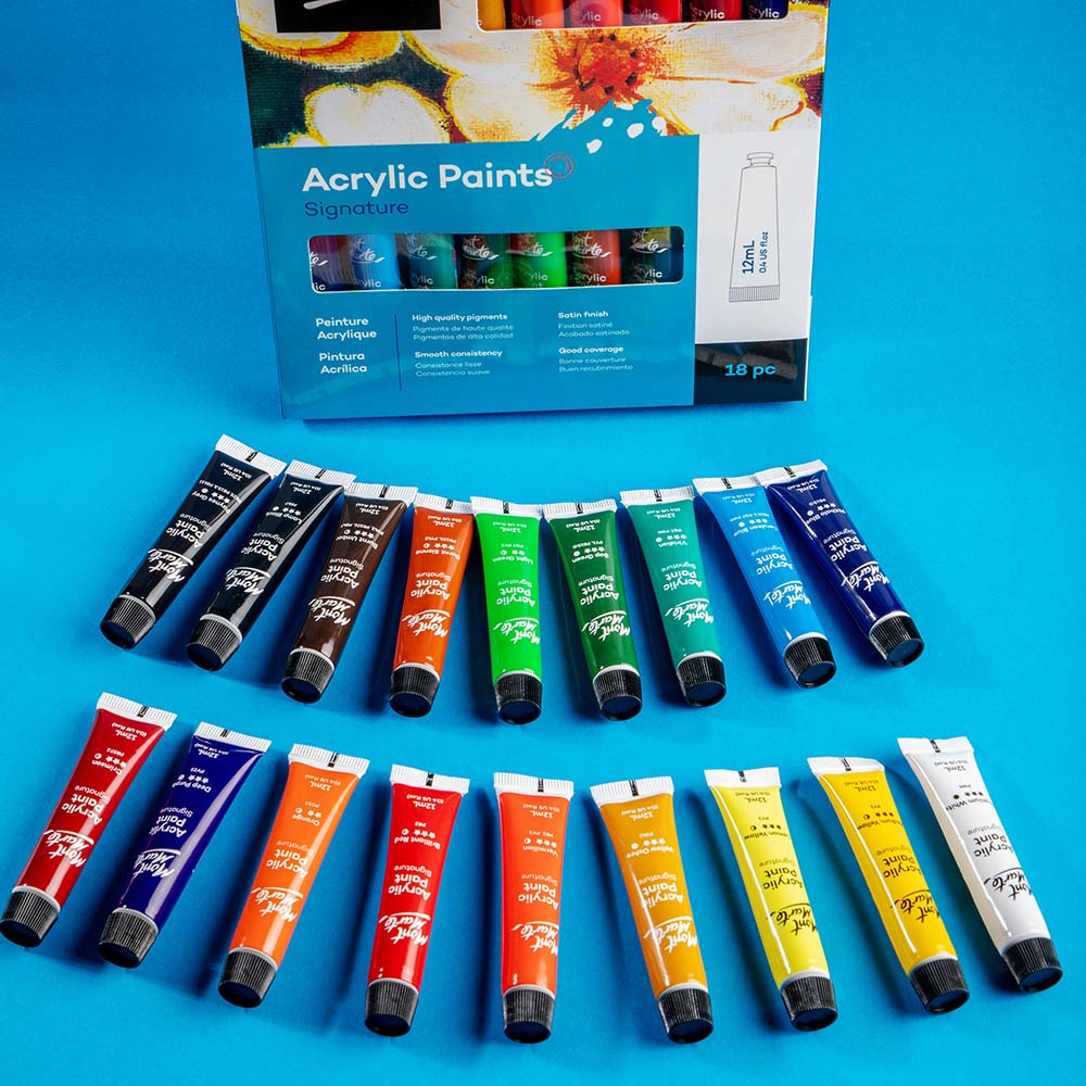 Mont Marte Acrylic Paints Signature 18pc x 12ml