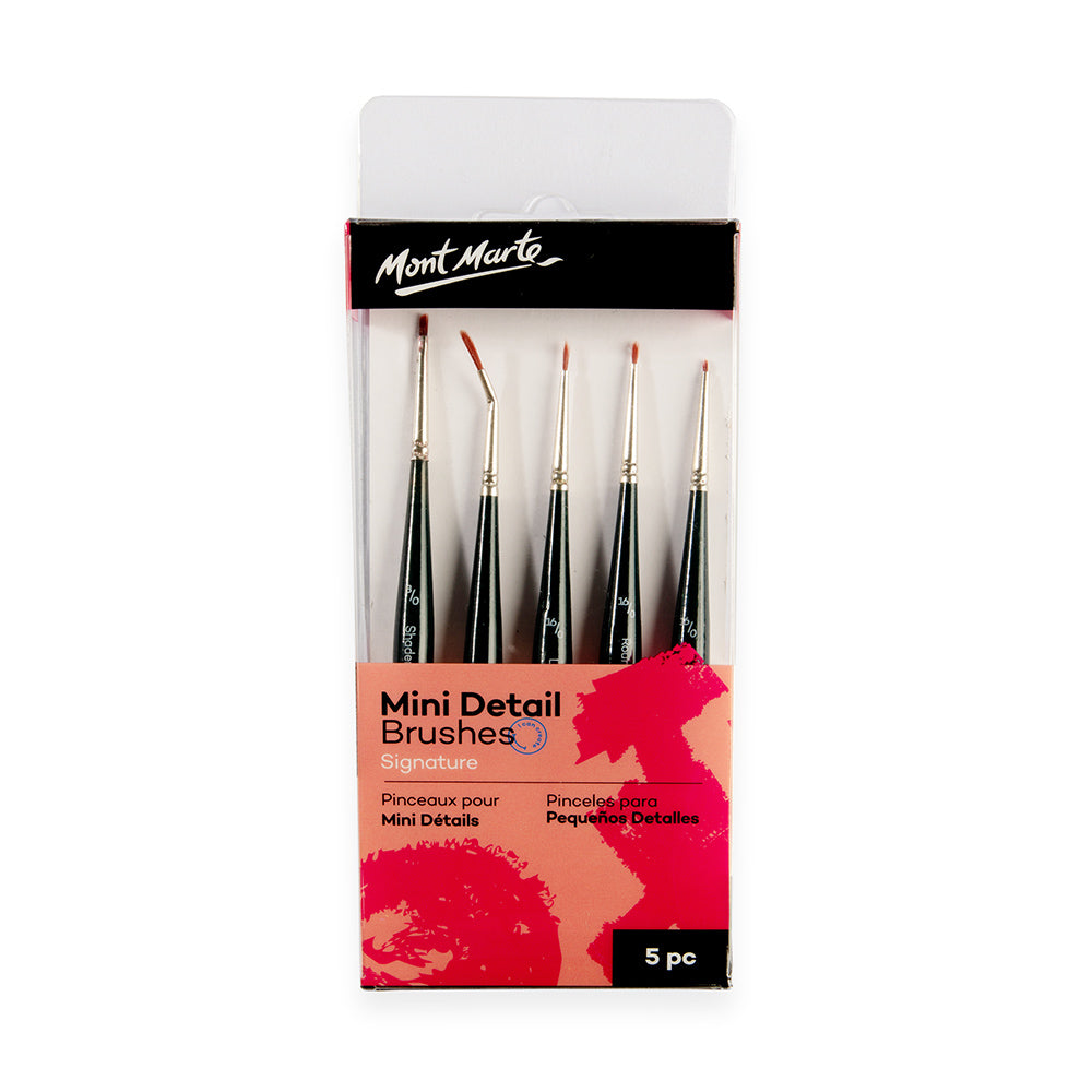 Mont Marte Mini Detail Brush Set (5 ps)